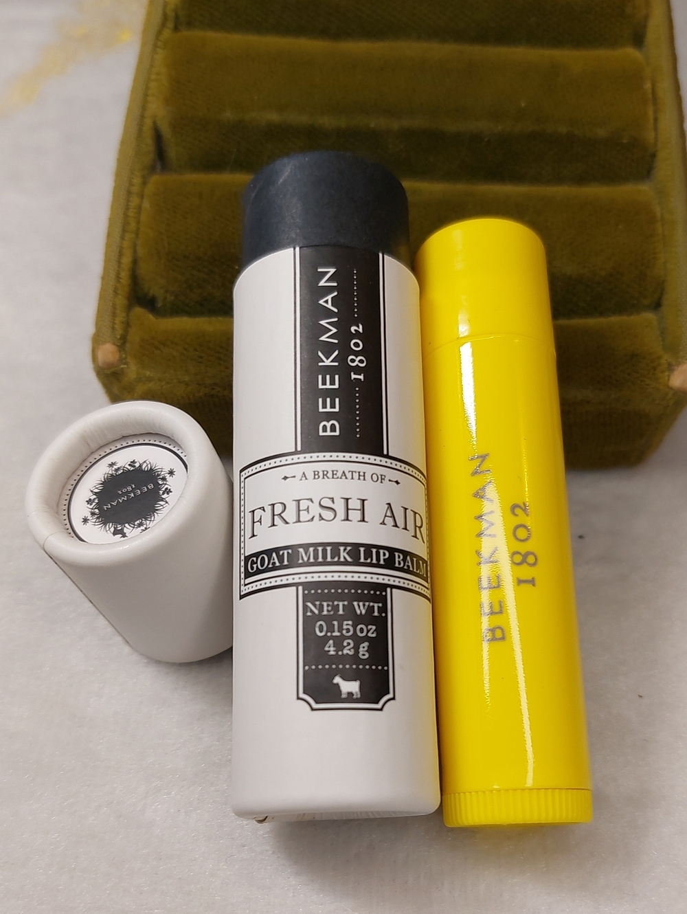 💚5/$25 Beekman 1802 Goat Milk Lip Balm Fresh Air New